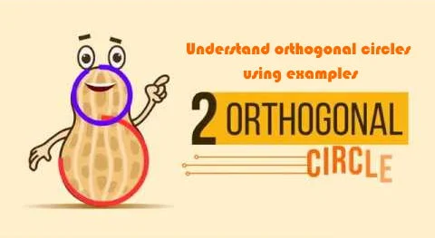 Understand orthogonal circles using examples here!