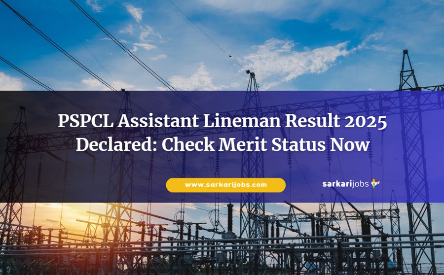 PSPCL Assistant Lineman Result 2025 Declared: Check Merit Status Now