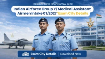 Airforce Group Y Medical Assistant Airmen Intake 01/2027 Exam City Details Released