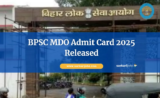 BPSC MDO Admit Card 2025 Released