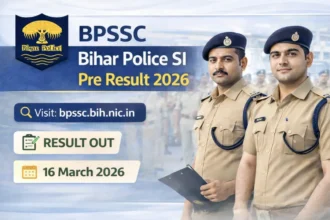 BPSSC Bihar Police SI Pre Result 2026 Declared For 1799 Sub Inspector Posts