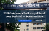 BSEB Sakshamta Pariksha 3rd Result 2025 Declared — Download Now