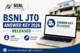 BSNL JTO Answer Key 2026 Released for 100 Junior Telecom Officer Posts