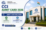 CCI Admit Card 2026 Released for 148 Various Posts; Exam on September 1