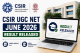 CSIR UGC NET June 2026 Result Released, Check Result and Final Answer Key