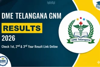 DME Telangana GNM Results 2026 Released, Check 1st, 2nd And 3rd Year Result Link Online
