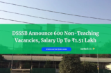 DSSSB Announce Recruitment for More Than 600 Non-Teaching Posts Announced, Salary Up To ₹1.51 Lakh