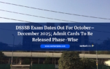 DSSSB Exam Dates Out For October–December 2025; Admit Cards To Be Released Phase-Wise