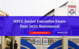 HPCL Junior Executive Exam Date 2025 Announced for 103 Posts
