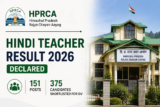 HPRCA Hindi Teacher Result 2026 Declared for 151 Posts, 375 Candidates Shortlisted for DV