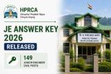 HPRCA JE Answer Key 2026 Released for 149 Junior Engineer Civil Posts