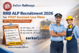 11,127 Railway Jobs Announced: RRB ALP Recruitment 2026 Opens with ₹19,900 Per Month Salary