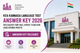 KEA Kannada Language Test Answer Key 2026 Released for VAO, KREIS Teacher and Other Posts