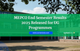 MEPCO End Semester Results 2025 Released for UG Programmes