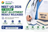 NEET UG 1st Round Seat Allotment Result 2026 Released; Candidates Can Check Allotment Online