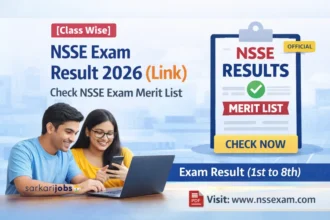 NSSE Exam Result 2026 (Class Wise) Check National Scholar Search Examination Merit List