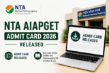 NTA AIAPGET Admit Card 2026 Released for Ayurveda, Unani, Siddha and Homoeopathy PG Entrance Exam