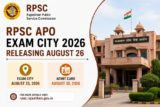 RPSC APO Exam City 2026 Releasing August 26 for 371 Posts, Admit Card on August 30