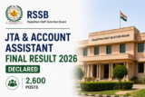 RSSB JTA and Account Assistant Final Result 2026 Declared for 2,600 Posts