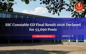 SSC Constable GD Final Result 2026 Declared for 53,690 Posts