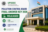 UPSSSC Pollution Control Board Final Answer Key 2026 Released for 115 Posts; Check Online