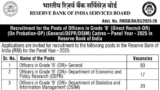 Reserve Bank of India Announce RBI Grade B Officer Recruitment 2025, Know Eligibility & Apply Process Here