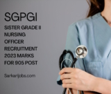 SGPGI Sister Grade II Nursing Officer Admit Card 2023 Marks for 905 Post
