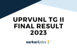 UPRVUNL TG II Final Result 2023