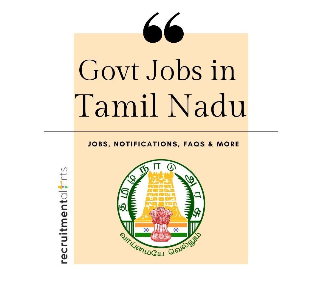 TN Govt Jobs 2025