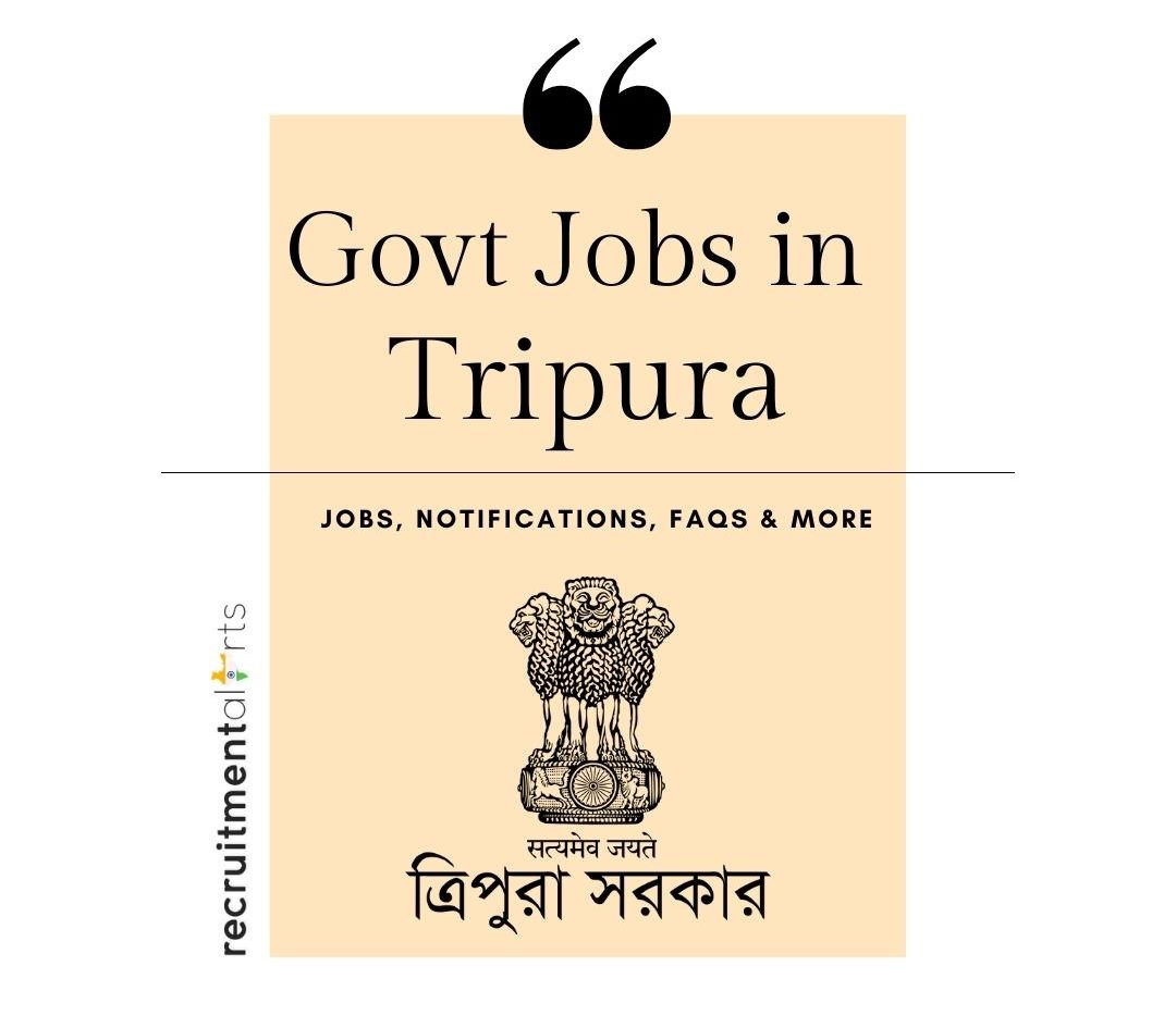 Tripura free job alert