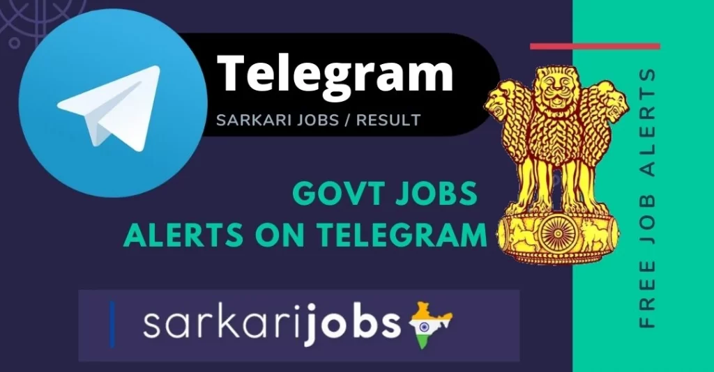 join telegram channel for sarkari jobs, sarkari result, sarkari naukri and free job alert