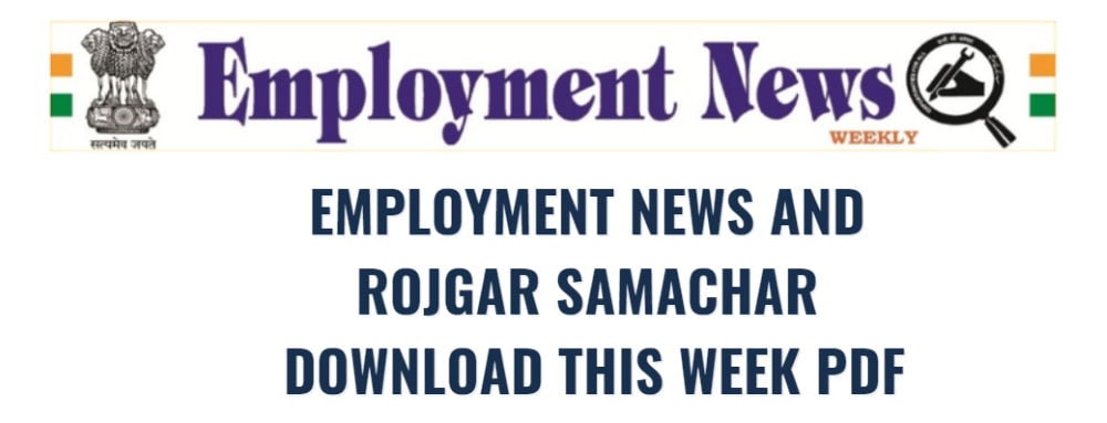 Employment News PDF download