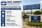 BHEL Ranipet Apprentice Recruitment 2026: Applications Invited for 305 Trade Apprentice Vacancies
