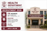 Bihar Senior Resident Tutor Recruitment 2026: 118 Vacancies in Medical and Dental Colleges, Apply by September 8