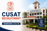 CUSAT Recruitment 2026 for Assistant Professors / Teaching Faculty and Other Post