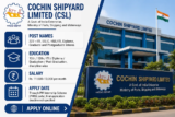 Cochin Shipyard Internship 2026: 227 Vacancies for ITI, 10th, Diploma and Graduate Candidates