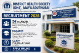 DHS Mayiladuthurai Recruitment 2026 Notification Released: Apply Offline for 24 Health Posts by September 11