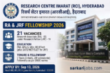 DRDO RCI Recruitment 2026 Notice Out: 21 Research Associate and JRF New Posts for Graduates & Postgraduates Available