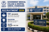 GMCH Chandigarh 2026 Walk-in Notice Out for 131 Senior Resident, Junior Resident, Medical Officer and Other Posts