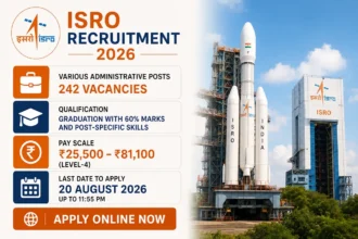 ISRO Recruitment 2026: Apply for 242 Assistant, JPA, UDC and Stenographer Posts, Last Date Extended