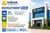 Indbank Recruitment 2026: 14 Relationship Manager and Dealer Vacancies in Various Cities