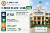 Karnataka Teacher Recruitment 2026: 15,000 Vacancies Announced for Government Schools