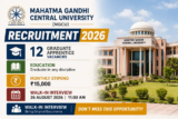 MGCU Recruitment 2026: 12 Graduate Apprentice Vacancies, Walk-in Interview Announced