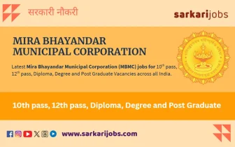 MBMC Recruitment 2025: Apply Online for 350+ Jr Engineers, Clerks, Typists, Drivers and Other Group C Posts in Maharashtra