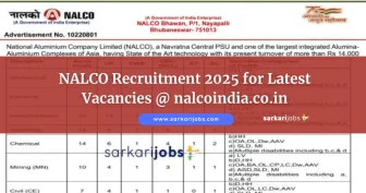 NALCO Recruitment 2025 for 30+ Executives and Other Vacancies
