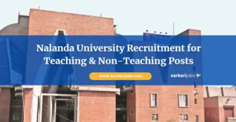 Nalanda University Recruitment 2025 for 30+ Teaching Faculty Vacancies