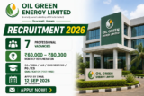 OIL Green Energy Recruitment 2026: Apply for 7 Finance, Legal, Civil Engineer and Other Posts