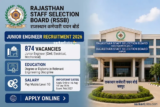Rajasthan RSSB JE Recruitment 2026: 874 Junior Engineer Vacancies, Apply Online by September 14