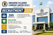 SCCL Apprentice Recruitment 2026: 300 Graduate and Diploma Vacancies with One Year Training