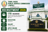 TNPSC CTSE Recruitment 2026 Announced for 170 Veterinary Assistant Surgeon, Research Assistant and Other, Apply by October 6